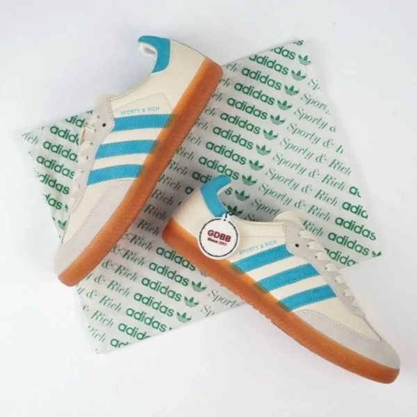 Adidas-Samba-OG-Sporty & Rich-Cream-Blue-Cream-White-Blue-Rush-Authentic