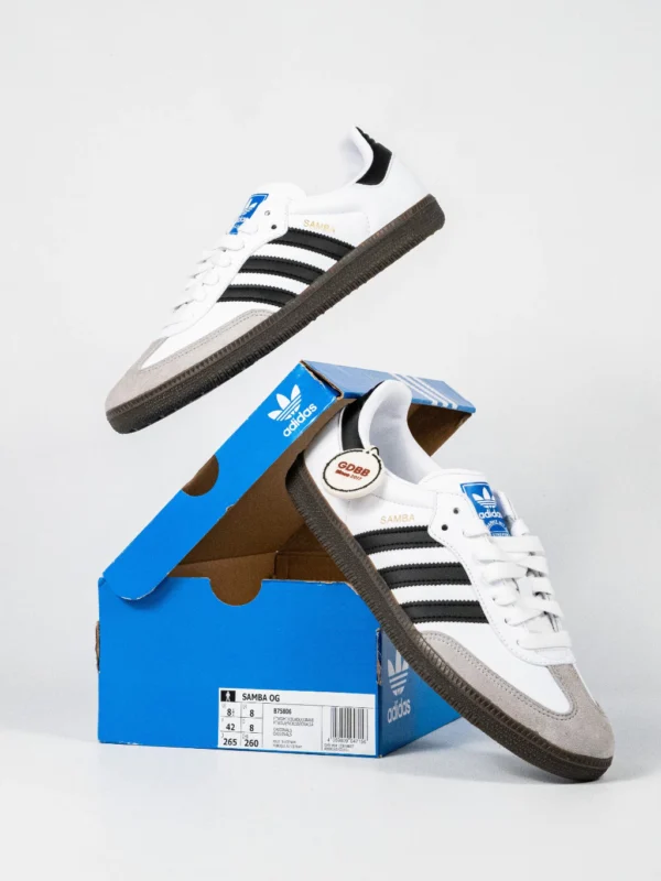 Adidas-Samba-OG-White-Black-Stripes-White-Brown-Authentic
