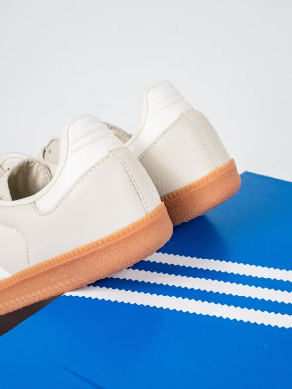 Sepatu-Adidas-Samba-OG-Aluminum-Gum-White-Sneakers Authentic