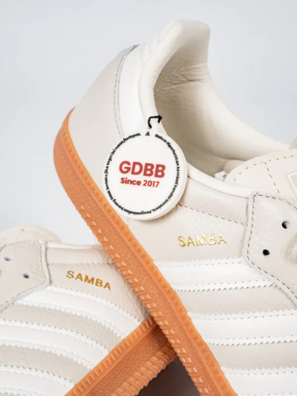Sepatu-Adidas-Samba-OG-Aluminum-Gum-White-Sneakers Authentic
