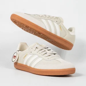 Sepatu-Adidas-Samba-OG-Aluminum-Gum-White-Sneakers Authentic