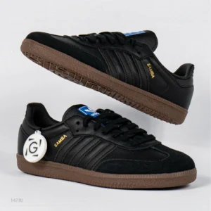 Sepatu-Adidas-Samba-OG-Core-Black-Gum-Allblack-Gum-Sneakers Authentic