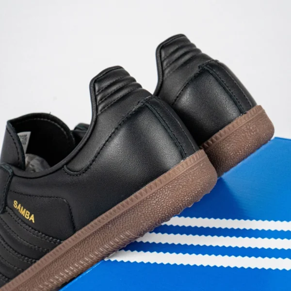 Sepatu-Adidas-Samba-OG-Core-Black-Gum-Allblack-Gum-Sneakers Authentic